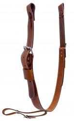 Showman 1.75" wide leather back cinch with roller buckles