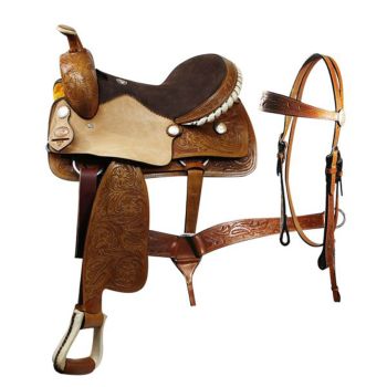 Double T Pleasure Saddle Set - 16, 17, 18 Inch