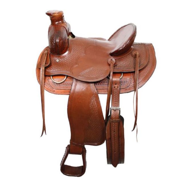 Buffalo Bear Trap Wade Style Ranch Saddle - 16 Inch