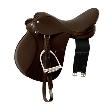18" All-Purpose English Style Saddle With Fittings #3