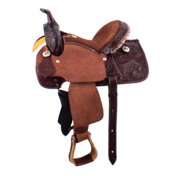 10" Buffalo Youth Barrel Style Saddle