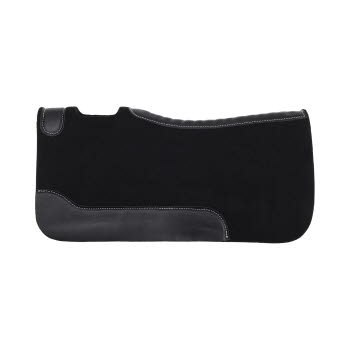 Pony/Youth 26" x 26" Contoured Felt Saddle Pad - Black