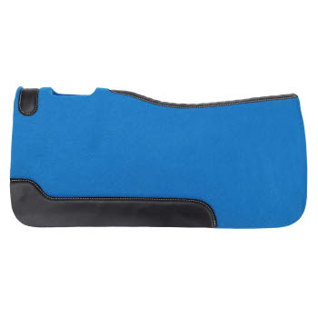 32" x 32" Contoured Felt Saddle Pad - Blue