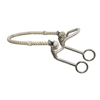 Showman quick stop with rope nose hackamore