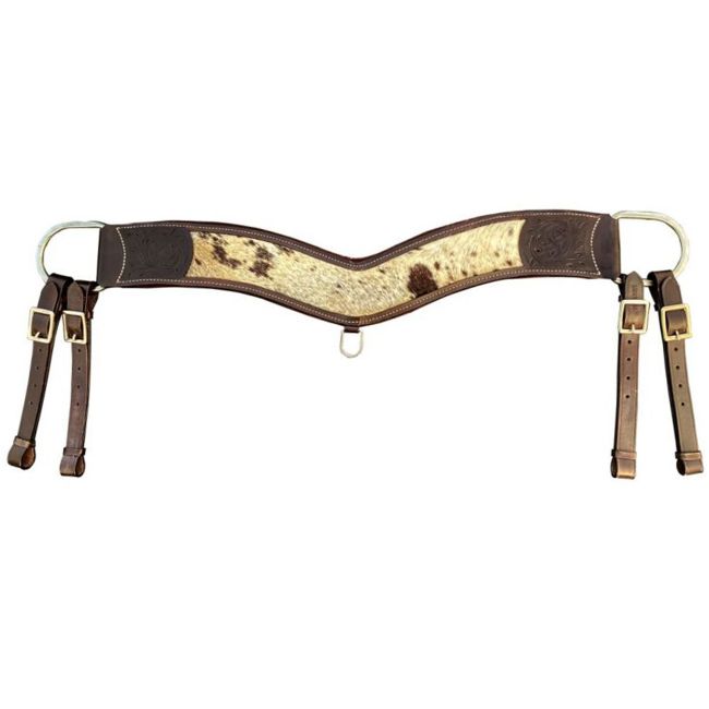 Showman Hair on Cowhide Leather Tripping Collar