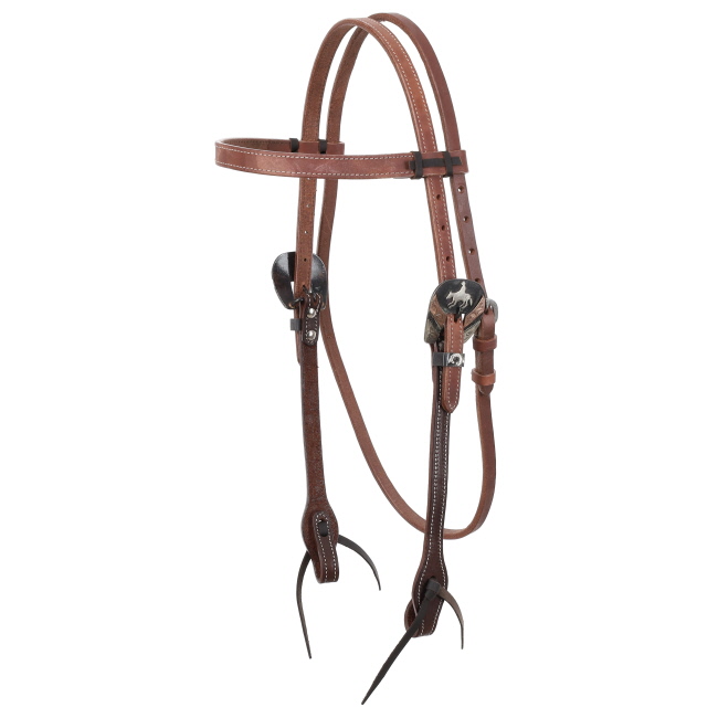 Showman Roughstock Browband Headstall