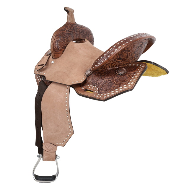 Double T Sedona Spinal Relief Barrel Style Saddle - 14, 15 Inch #2