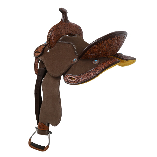 Double T Kassidy Spinal Relief Barrel Style Saddle - 14, 15 Inch #2