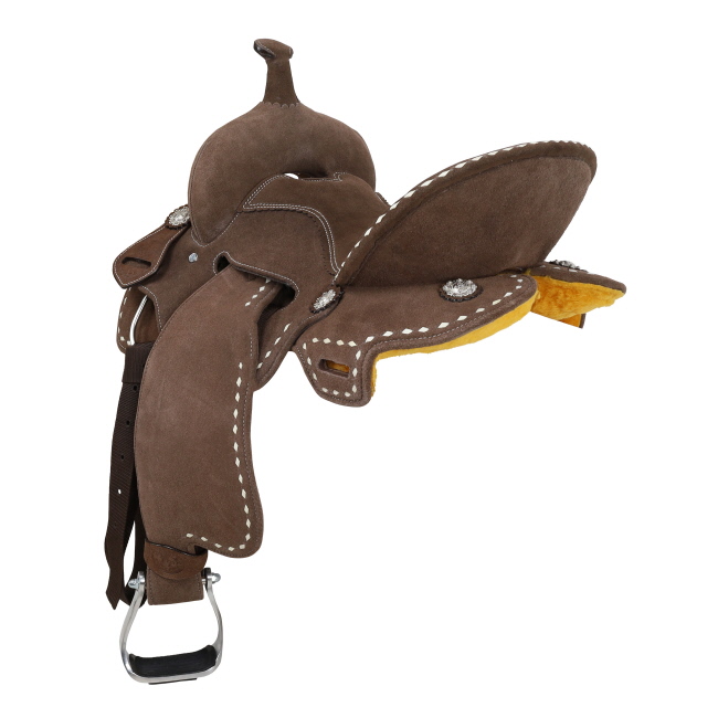 Double T Patsy Spinal Relief Barrel Style Saddle - 14, 15, 16 Inch #2