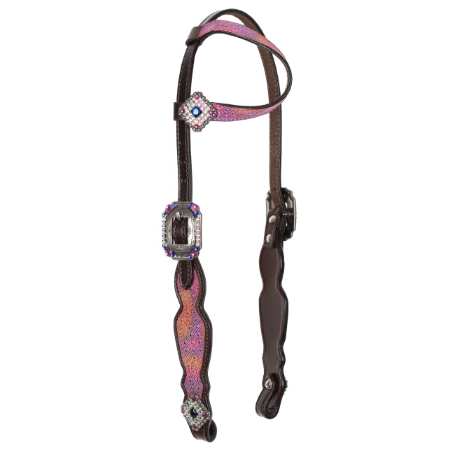 Showman Limited Edition Stardust One Ear Headstall and Breastcollar Set #2