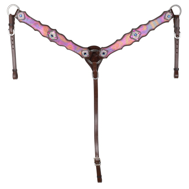 Showman Limited Edition Stardust One Ear Headstall and Breastcollar Set #3