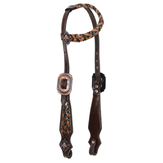 Showman Limited Edition Western Stitch One Ear Headstall and Breastcollar Set #2