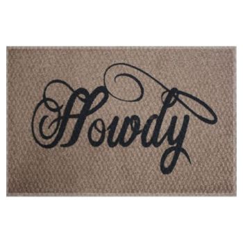 27" x 18" Howdy welcome mat