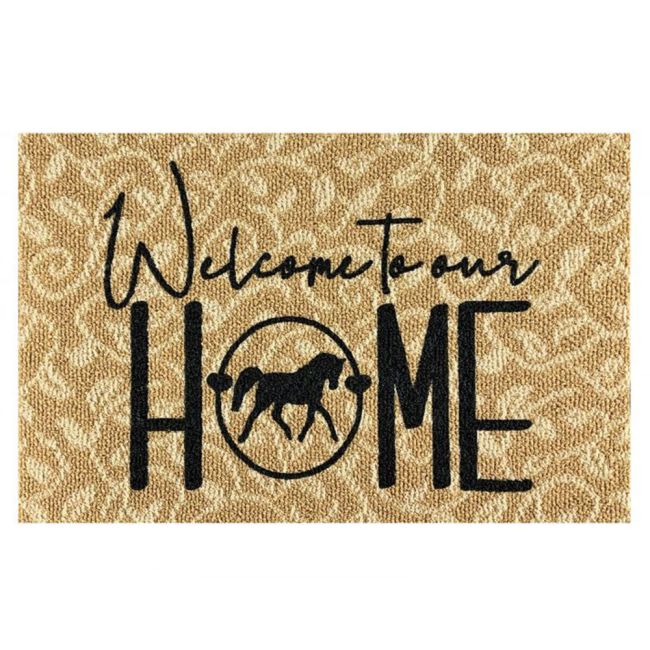 27" x 18" Horse in ring Welcome mat