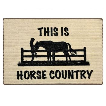 27" x 18" This is Horse Country Welcome mat