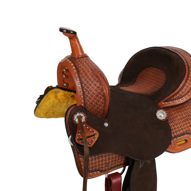 Double T Priscilla Barrel Style Saddle - 13 Inch #3