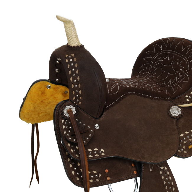 Double T Vivien Barrel Style Saddle - 15 Inch #3