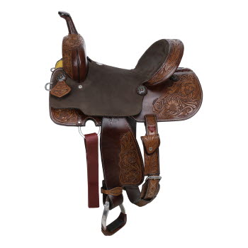 Double T Willow Barrel Style Saddle - 14, 15 Inch