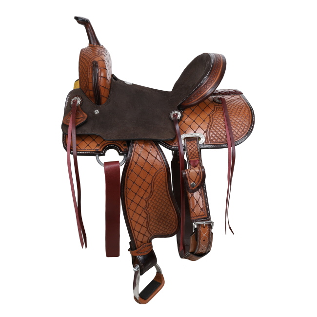 Double T Ivy Barrel Style Saddle - 14, 15 Inch