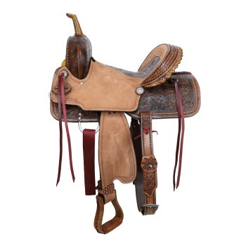 Double T Sunflower Trails Barrel Saddle - 15 Inch