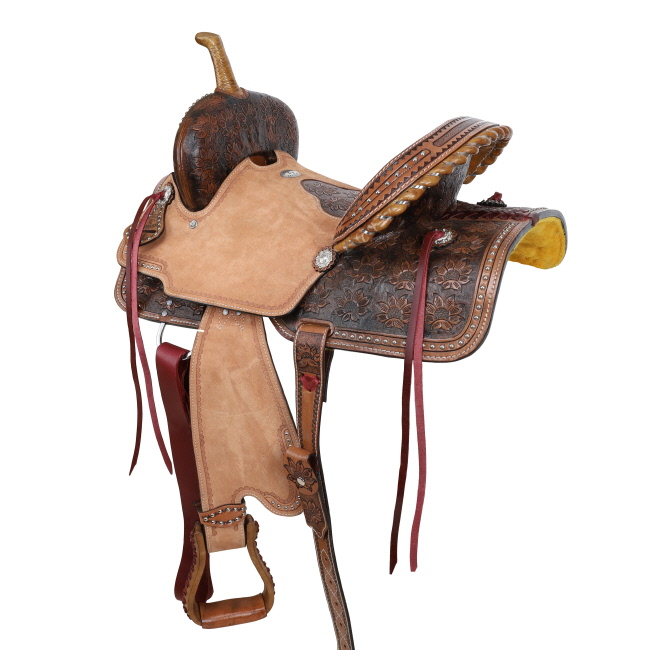 Double T Sunflower Trails Barrel Saddle - 15 Inch #2