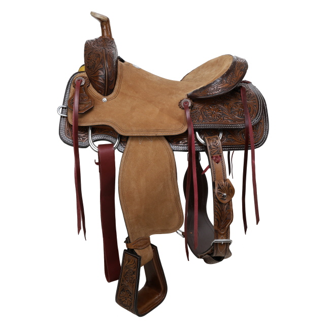 Double T Cattleman Roper Style Saddle - 16 Inch