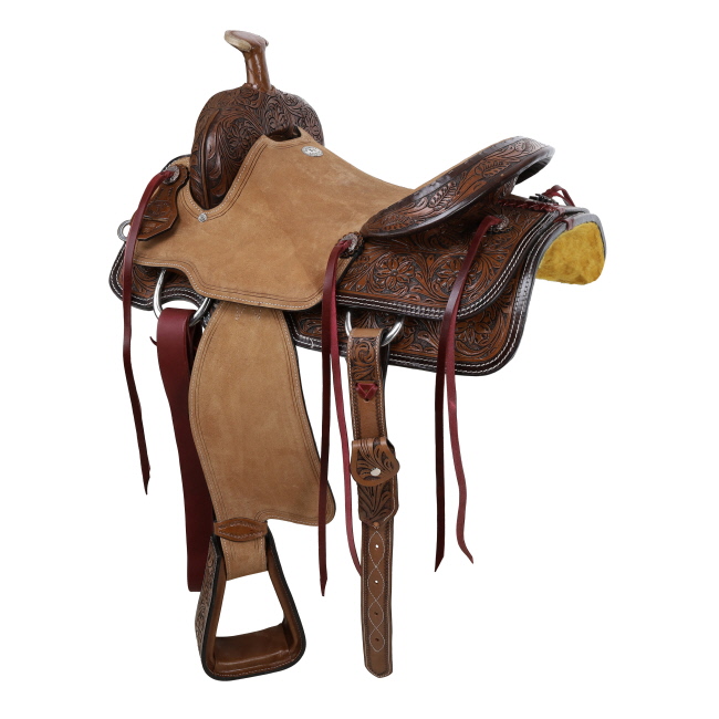 Double T Cattleman Roper Style Saddle - 16 Inch #2