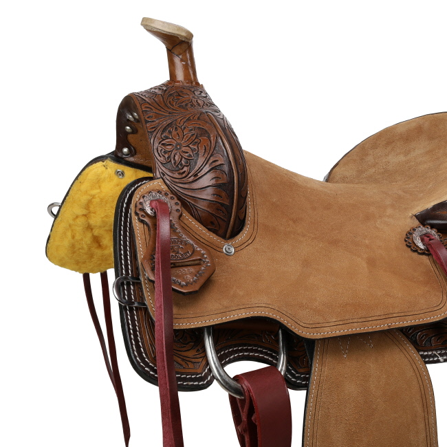 Double T Cattleman Roper Style Saddle - 16 Inch #3