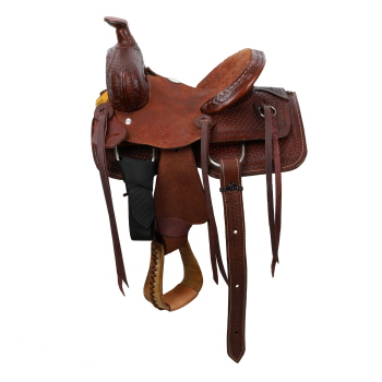 Buffalo Hard Seat Pony/Youth Saddle - 10 Inch