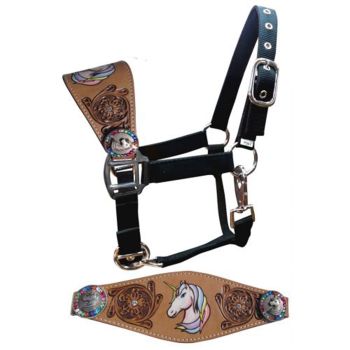 Showman Pony Size Unicorn Bronc Halter