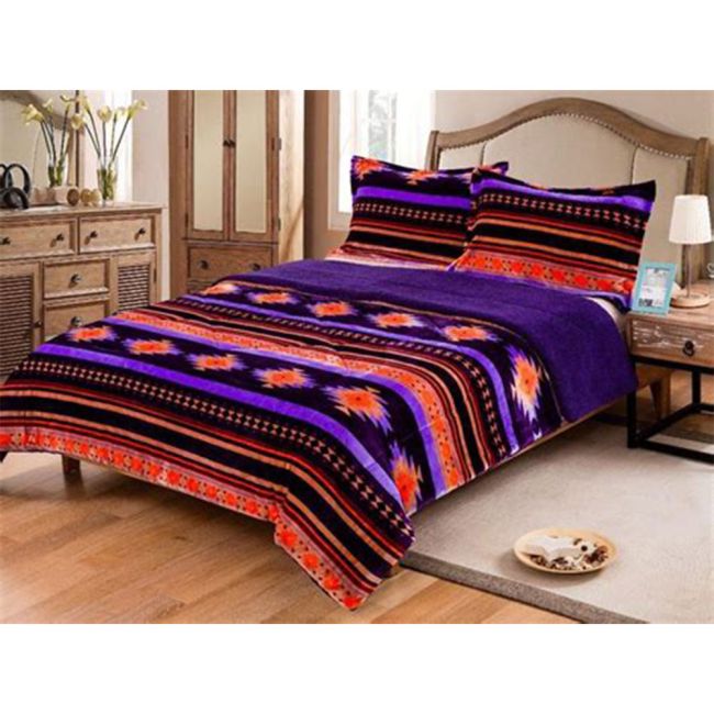 Queen Size 3 pc Borrego comforter set with southwest design #2