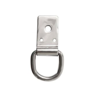 Showman stainless steel clip and dee. Dee measures 3/4" wide