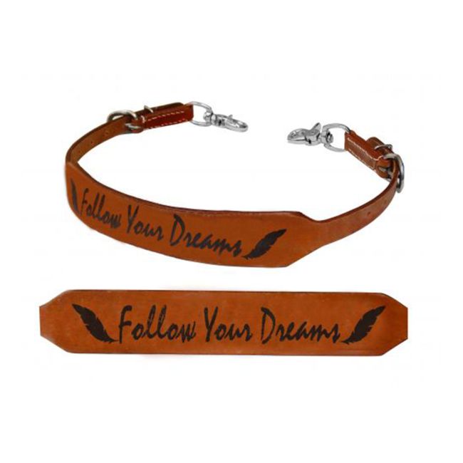 Showman "Follow Your Dreams" Branded Wither Strap