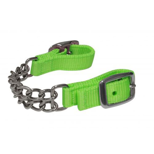 Showman Fully adjustable end double chain nylon curb chain #2