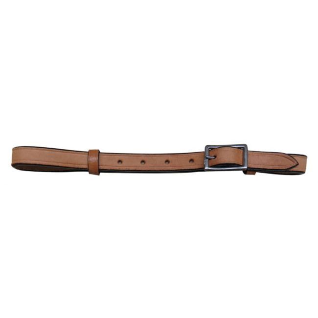 Adjustable leather cinch connector strap with nickel plated buckle #2