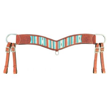 Showman Serape Southwest Print Leather Tripping Collar