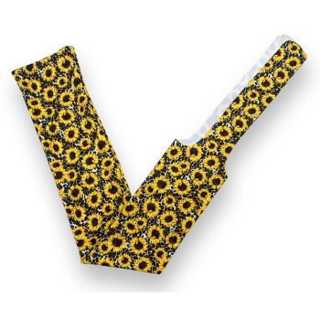 Showman Sunflower and Cheetah Lycra printed slip on tail bag