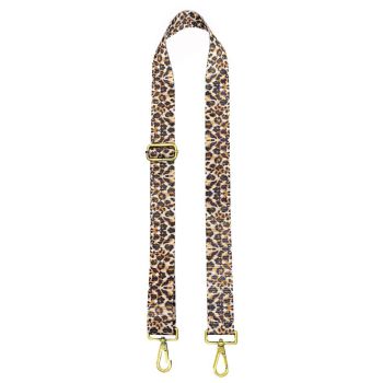 Showman Nylon Cheetah Printed Bag Strap