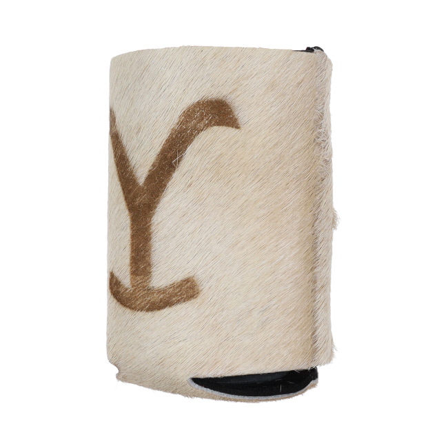 Showman Hair on Cowhide 'Y' Brand Regular Can Holder #2