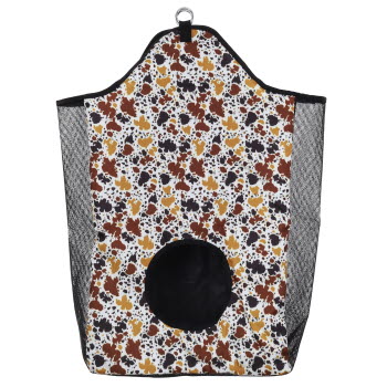 Showman Cow Print Hay Bag with Mesh Sides and Bottom