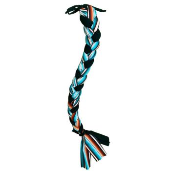 Showman Teal Serape Braid-In Lycra Tail Bag