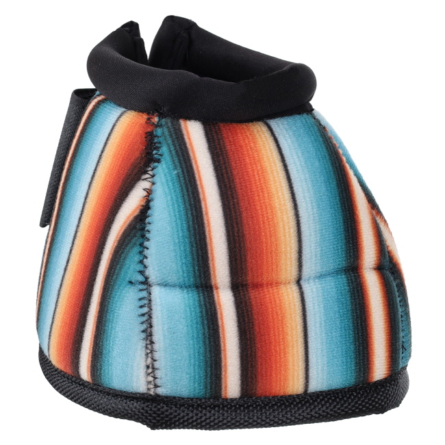 Showman Teal Serape Elite Equine Bell Boot #2