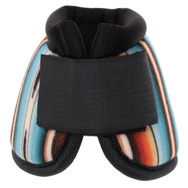 Showman Teal Serape Elite Equine Bell Boot #3