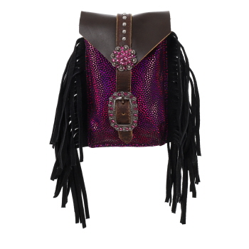 Showman Fuchsia Sunset Rear Cinch Bag