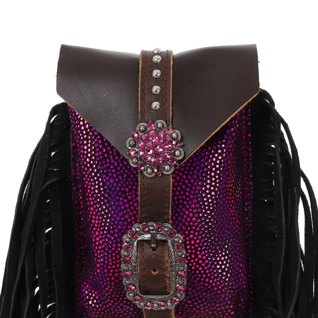 Showman Fuchsia Sunset Rear Cinch Bag #3