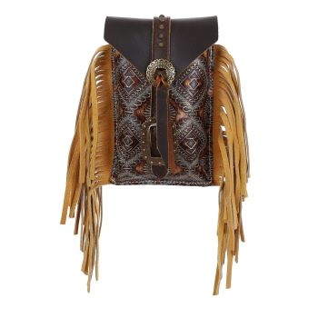 Showman Cowboy Carving Rear Cinch Bag