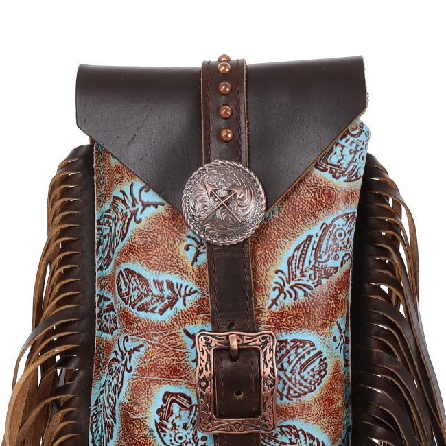 Showman Feathered Horizon Rear Cinch Bag #3