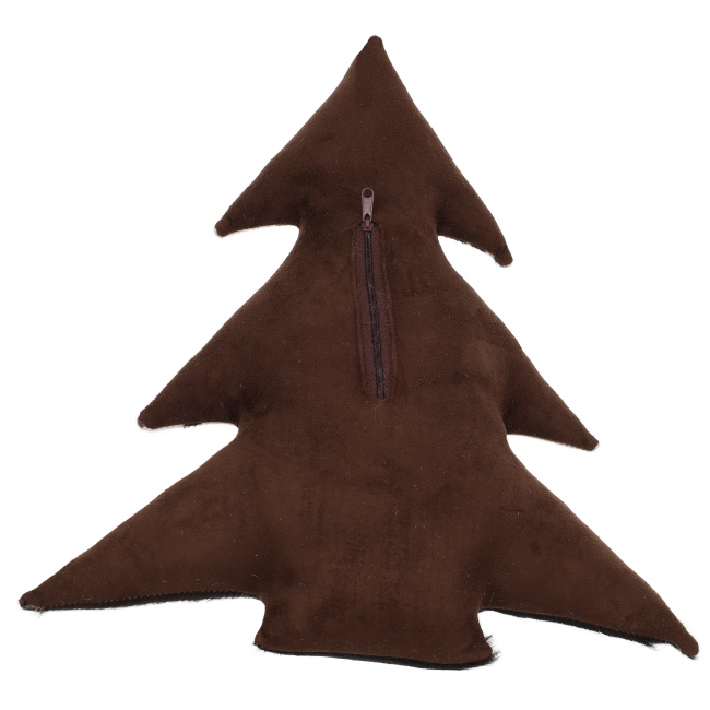 Showman Hair on Cowhide Decorative Pillow - Christmas Tree #5