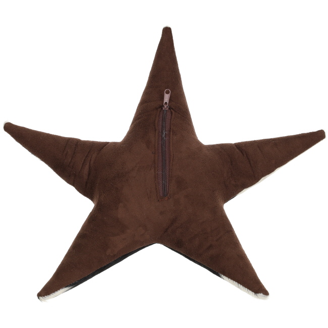 Showman Hair on Cowhide Decorative Pillow - Star #5