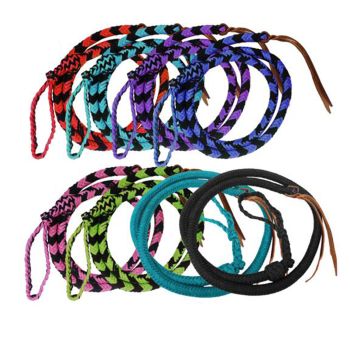 Showman Braided nylon Over & Under whip